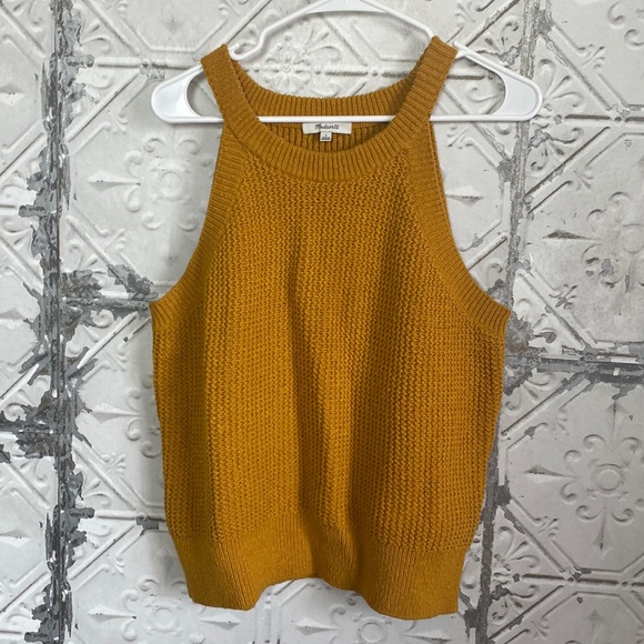 Madewell Tops - Gold mustard yellow knit tank